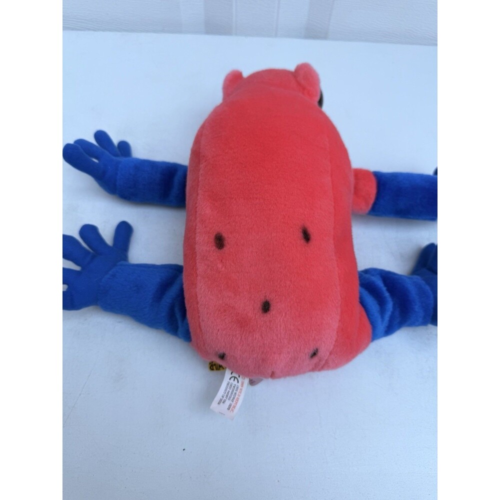 WILD REPUBLIC BIG EYED PINK & BLUE FROG Toad PLUSH TOY PRE P15 - Picture 12 of 12
